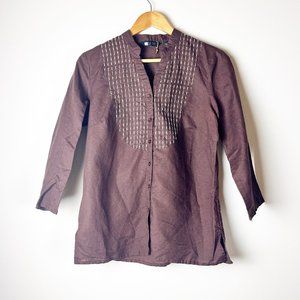 2/$30 Carole Little Linen Top L